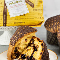 Colomba with Balsamic Vinegar of Modena and dark chocolate coating